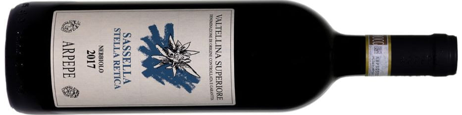 Arpepe Stella Retica Sassella Nebbiolo 2017 - Buy it at Killer Vino Brix and Mortar (killervino.com)  local boutique wine shop located in Houston, Texas.  Find an amazing curated selection of wines, Balsamic Vinegars, Olive Oils,  unique wine gifts, Professional Corkscrews, The Durand,  italesse stemware wine glasses, and is also an authorized dealer and installer for vintage view wine racks.
