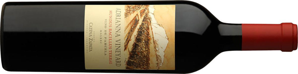 Catena Zapata Adrianna Vineyard Mundus Bacillus Terrae Malbec 2022 - Buy it at Killer Vino Brix and Mortar (killervino.com)  local boutique wine shop located in Houston, Texas.  Find an amazing curated selection of wines, Balsamic Vinegars, Olive Oils,  unique wine gifts, Professional Corkscrews, The Durand,  italesse stemware wine glasses, and is also an authorized dealer and installer for vintage view wine racks.