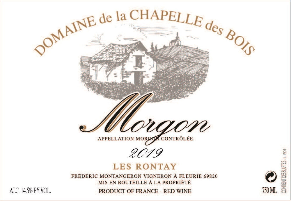 Domaine de la Chapelle des Bois Morgon "Les Rontay" 2021 (closeout)