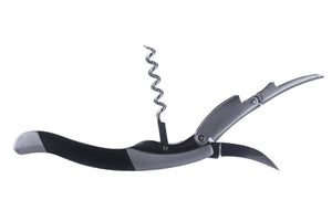 Handmade luxury Italian Corkscrew/Waiter's tool with a handle in exotic African Ebony wood.  An amazing gift for a wine lover!