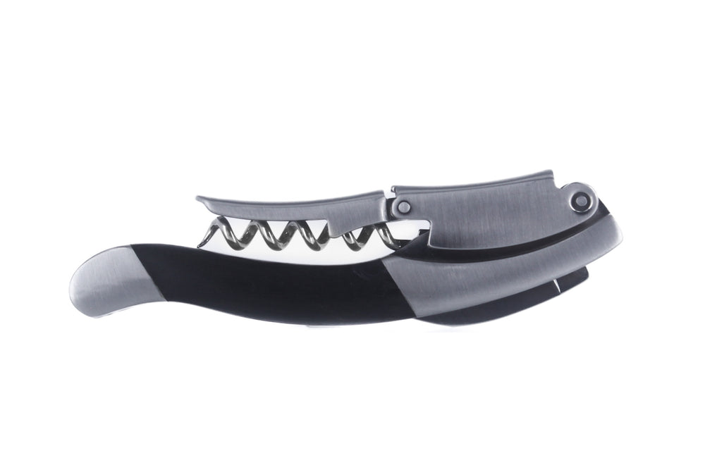 Handmade luxury Italian Corkscrew/Waiter's tool with a handle in exotic African Ebony wood.  An amazing gift for a wine lover!