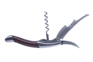 Handmade luxury Italian Corkscrew/Waiter's tool with a handle in exotic African Wenge wood.  An amazing gift for a wine lover!