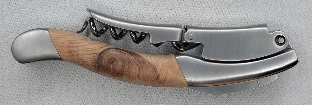 
            
                Load image into Gallery viewer, Cavatappi Genaro Grande Professional Corkscrew Large -Juniper Handle - An Awesome Wine Gift
            
        